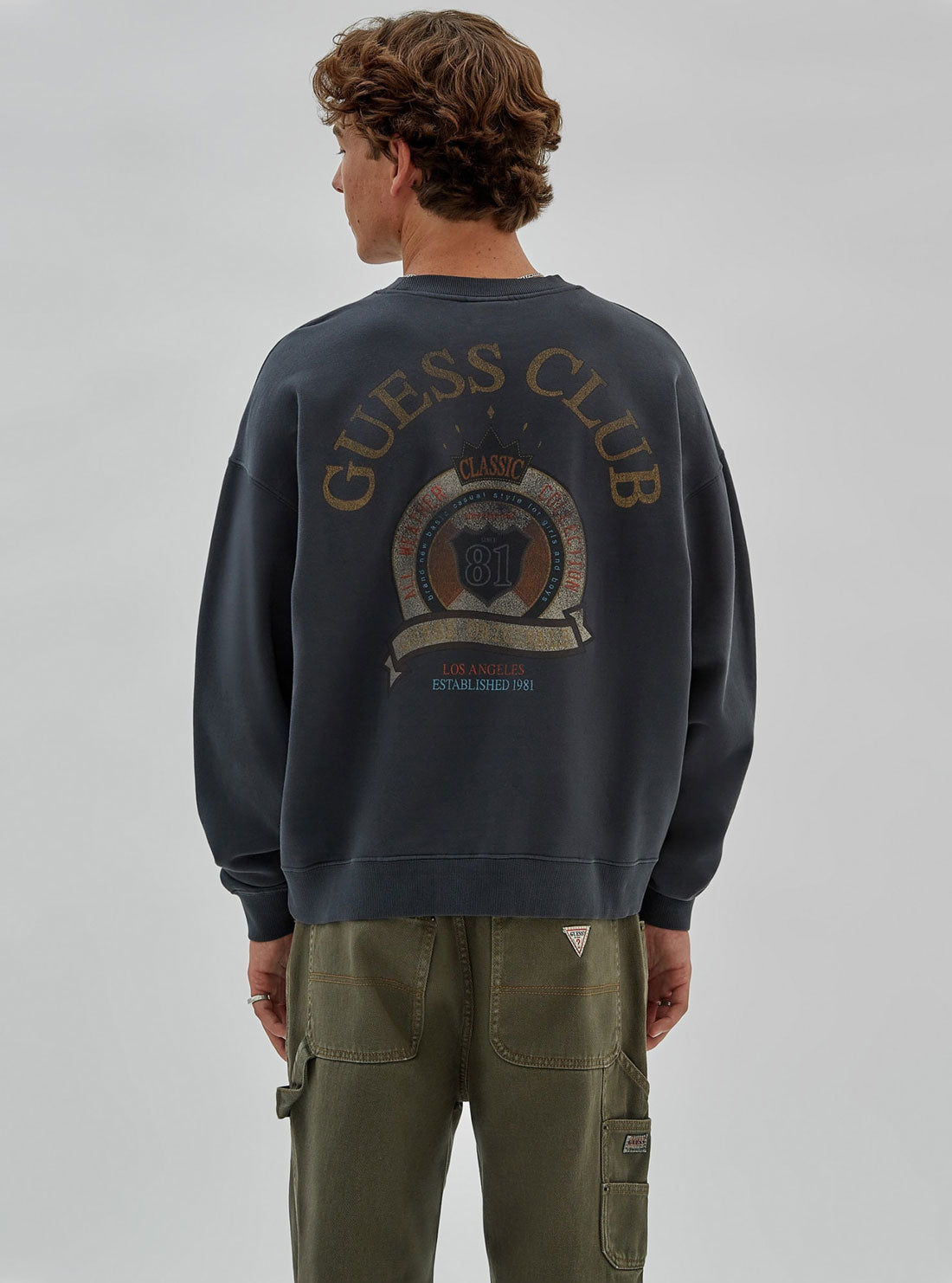 Guess Originals Varsity Jumper back view