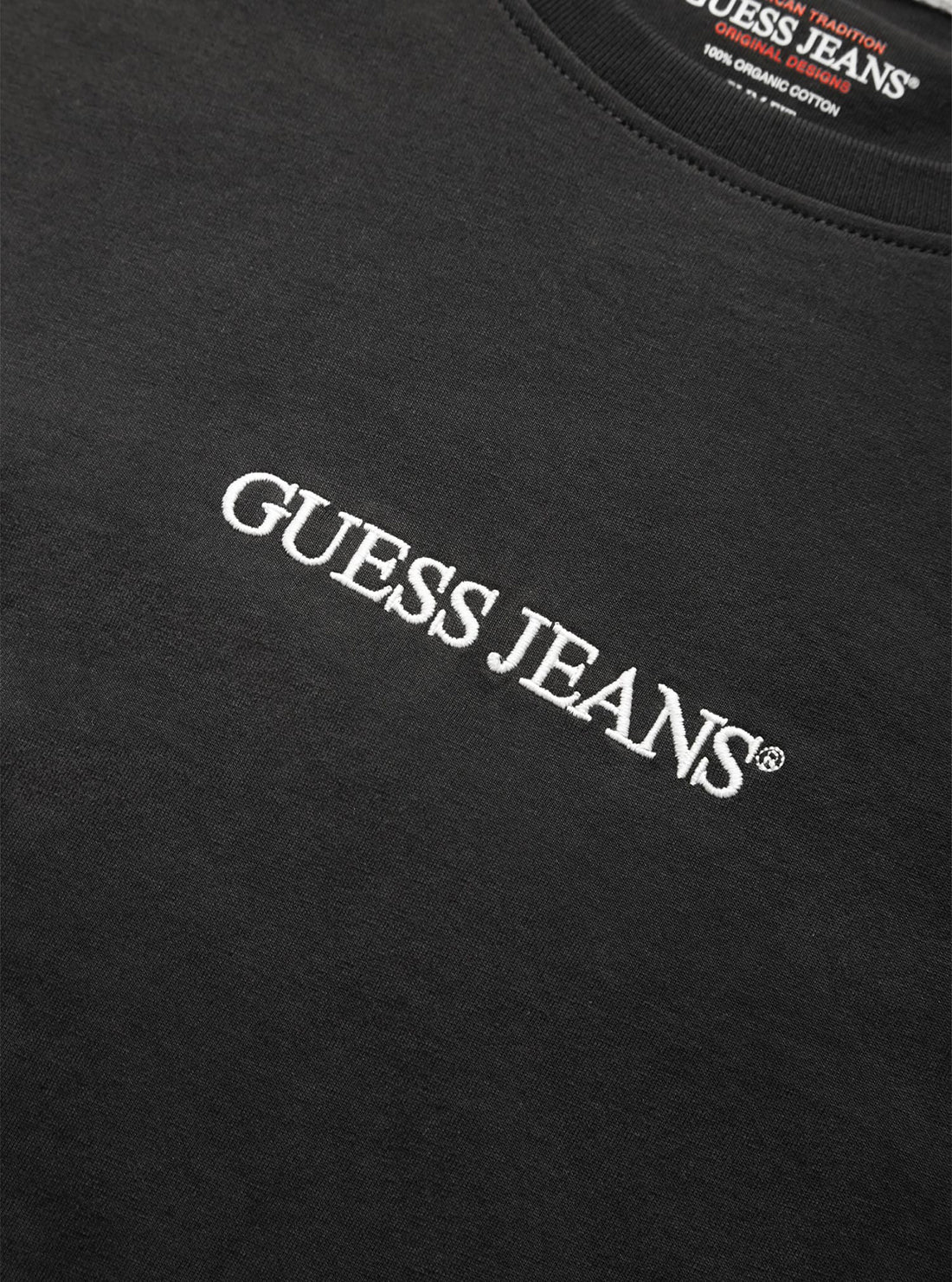 GUESS Guess Jeans Black Slim Logo T-Shirt M4YI52K8HM0 Detail View