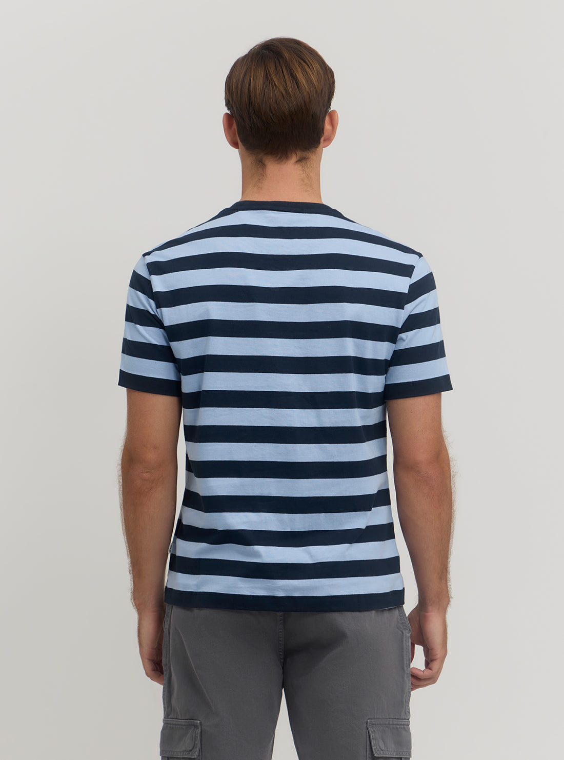 Guess Jeans Blue Striped T-Shirt