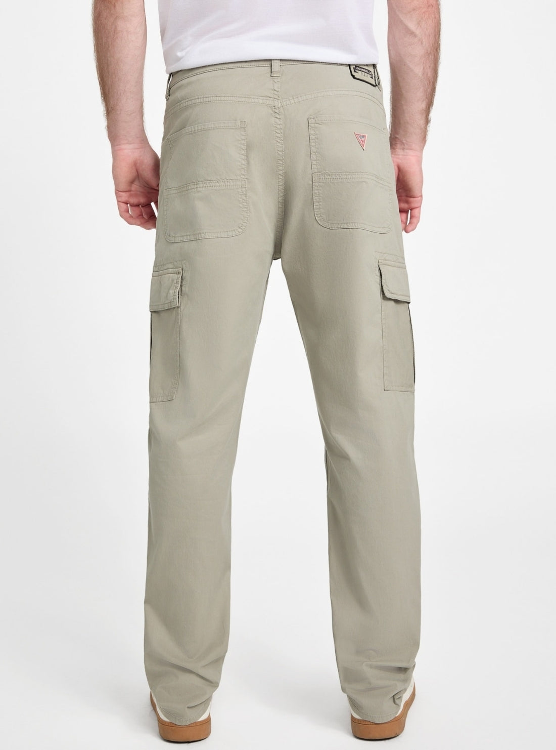 GUESS Mens Green Julianne Cargo Pants M5GA68WH4GA Back View