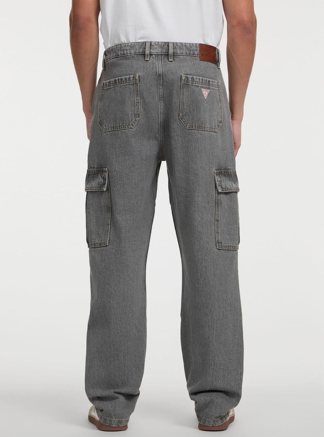 Guess Jeans Grey G17 Cargo Jeans M5GA88D5LW2 Back View