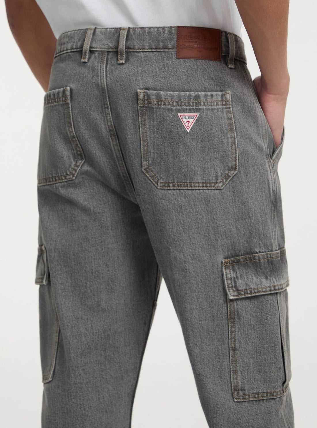 Guess Jeans Grey G17 Cargo Jeans M5GA88D5LW2 Detail View