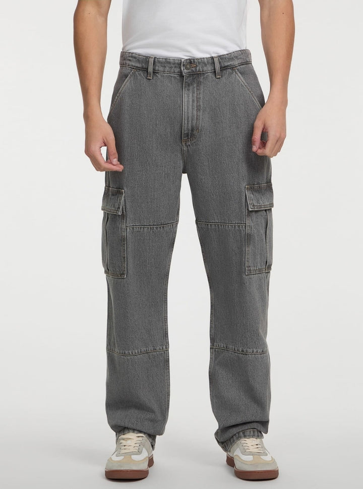 Guess Jeans Grey G17 Cargo Jeans M5GA88D5LW2 Front View
