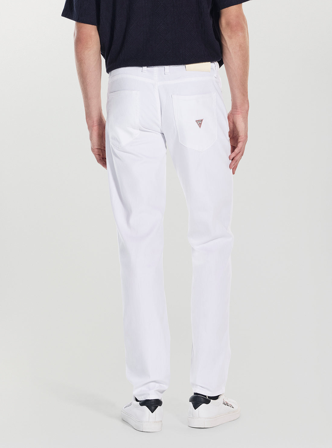 Guess Jeans White Angels Slim Fit Pants M5GAN2WH4HA Back View