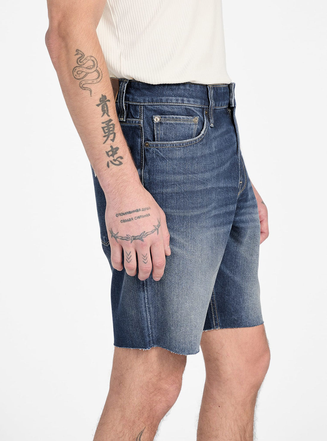 GUESS Men's Wyatt Short M5GDV2D4Z80 Side View