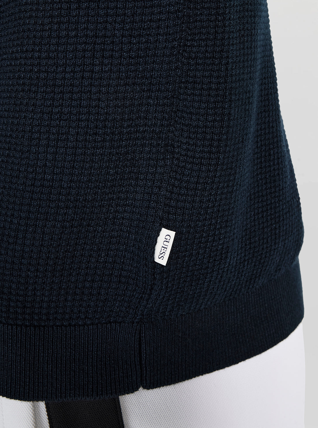 Guess Jeans Blue Polo Cardigan Sweater M5GR18Z3HM1 Detail View