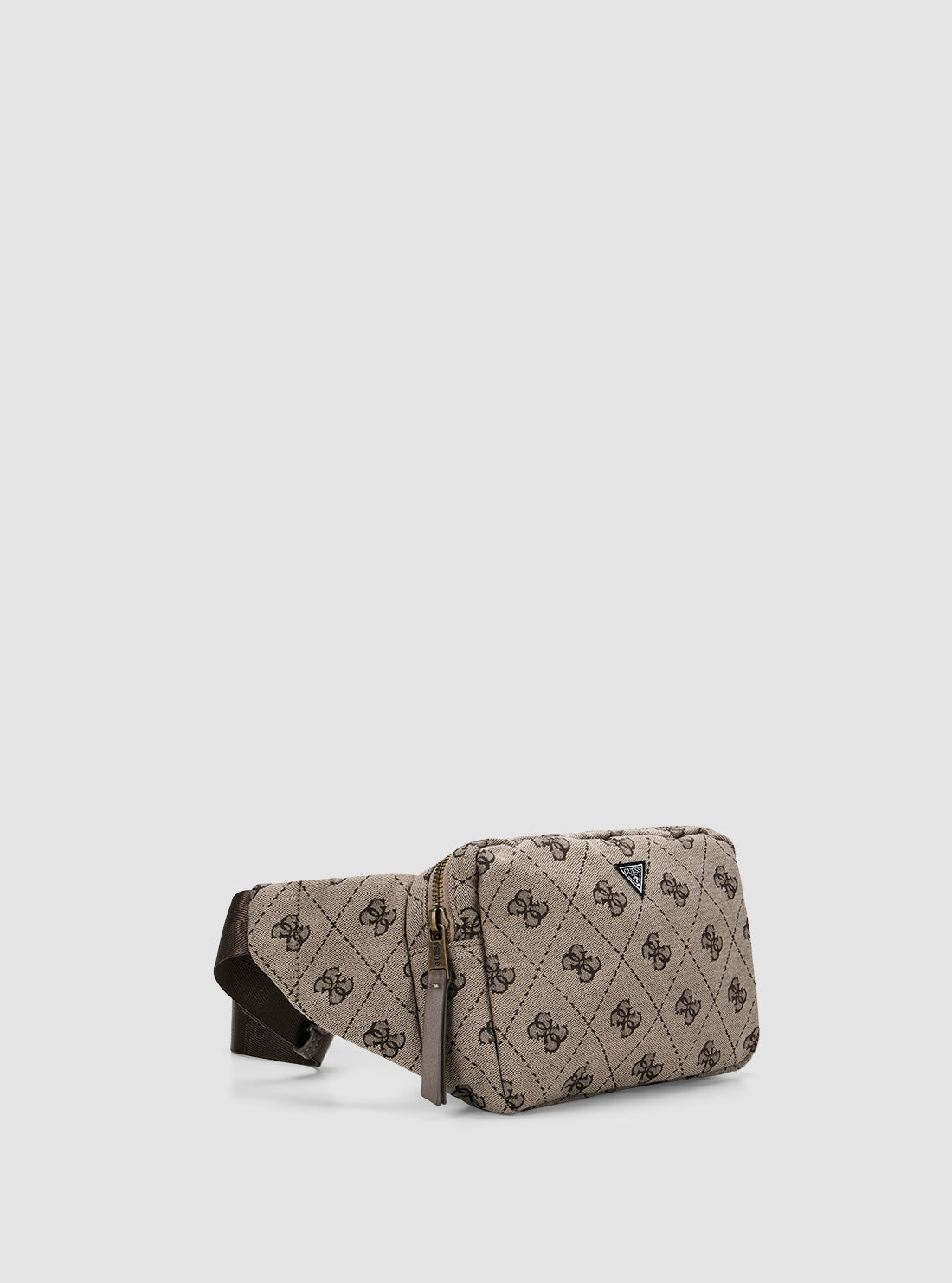 GUESS Accessories Beige Logo Men’s Belt Bag M5GZ19WGUE0 Front Side View