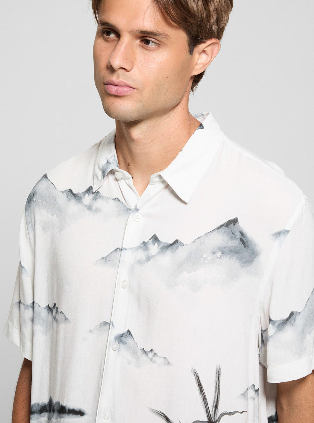 White Bamboo Snake Shirt