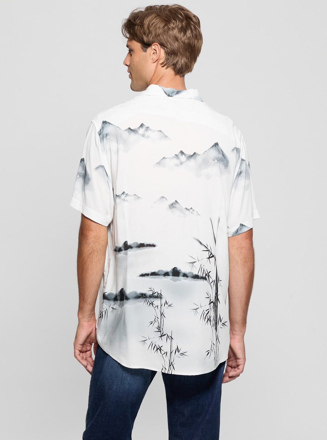 White Bamboo Snake Shirt