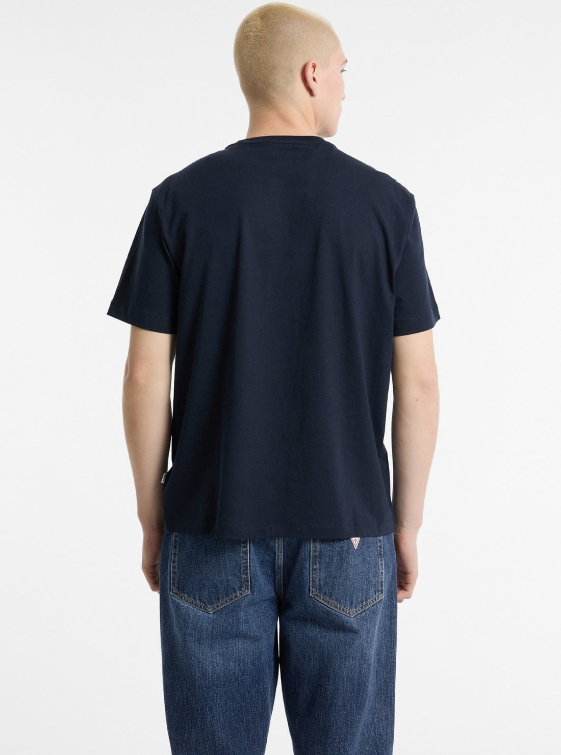 Guess Jeans Blue Regular Pocket T-Shirt M5RI74K8FQ4 Back View