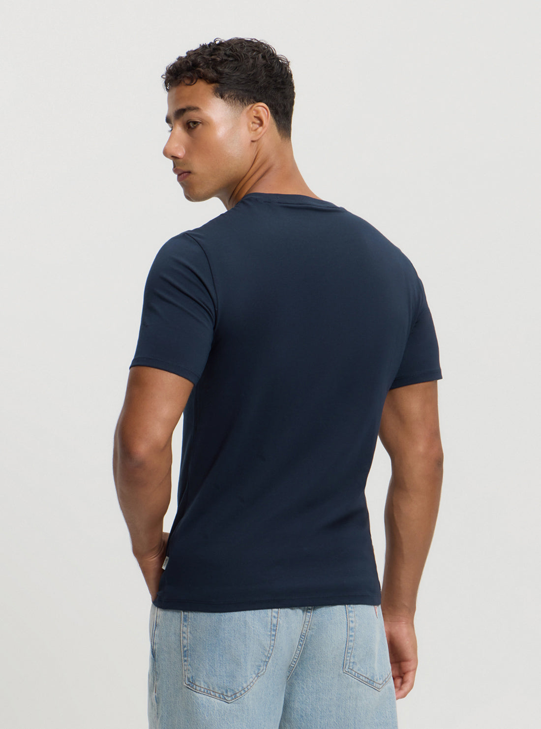 Guess Jeans Navy Printed T-Shirt