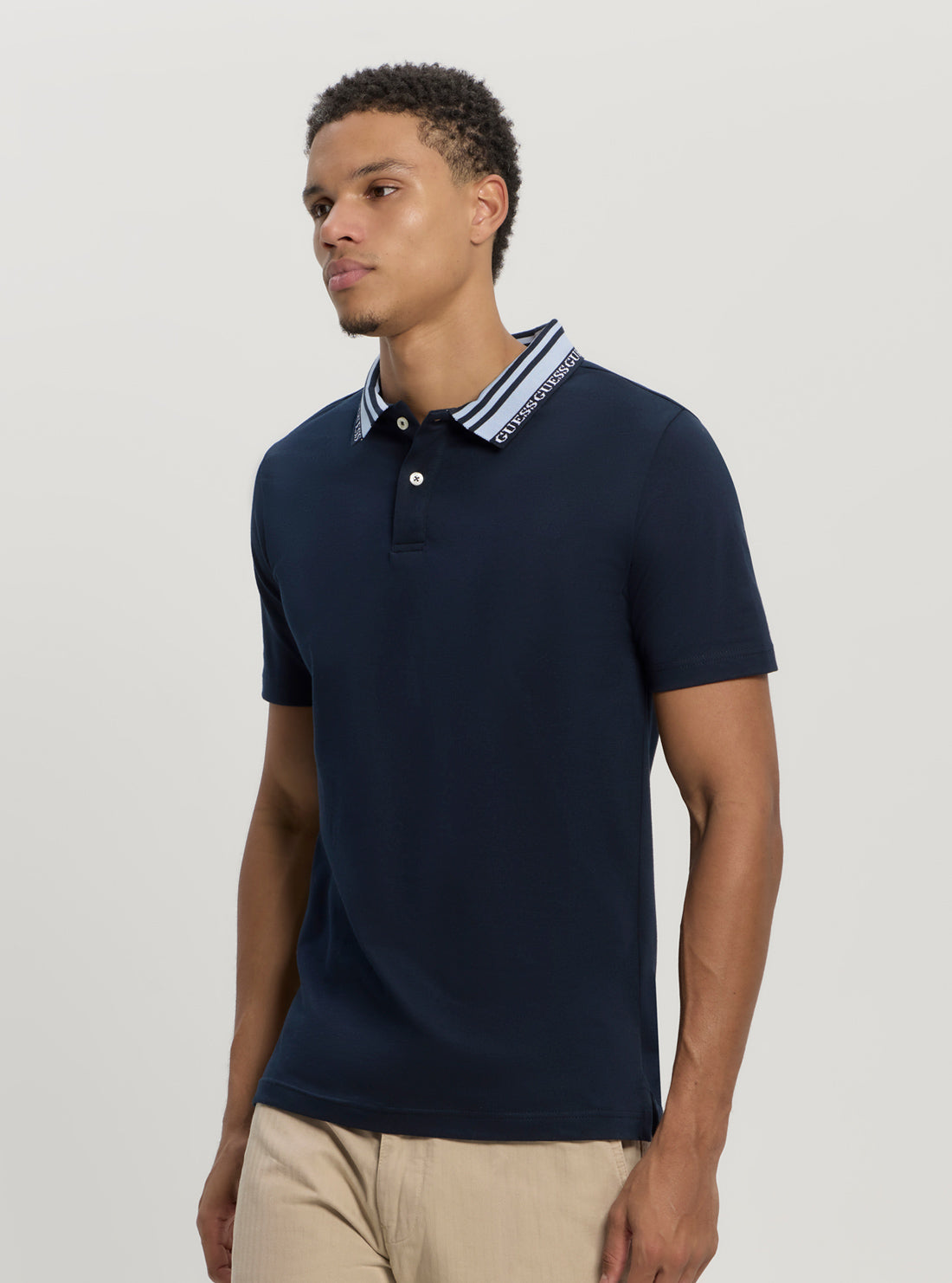 Eco Navy Lyle Polo T-Shirt