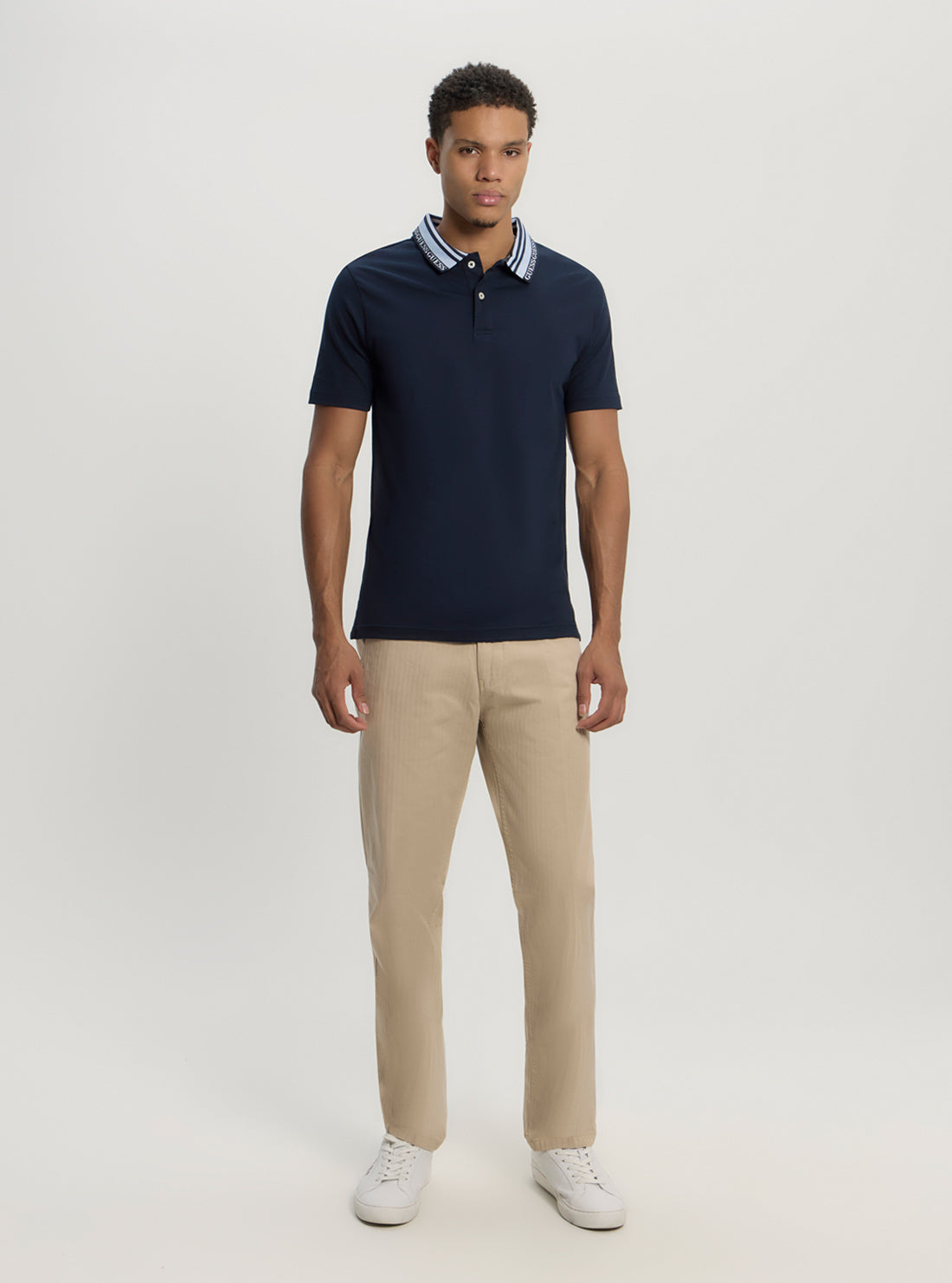Eco Navy Lyle Polo T-Shirt