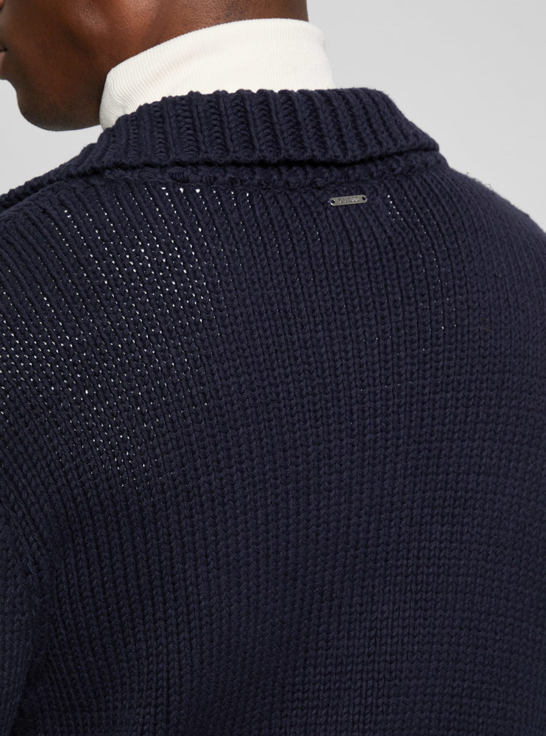 Blue Silas Trucker Knit Jacket
