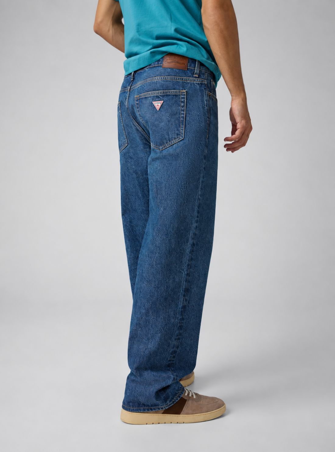 Guess Jeans G18 Relaxed Jeans in Medium Wash M5YAB3D6368 Back View