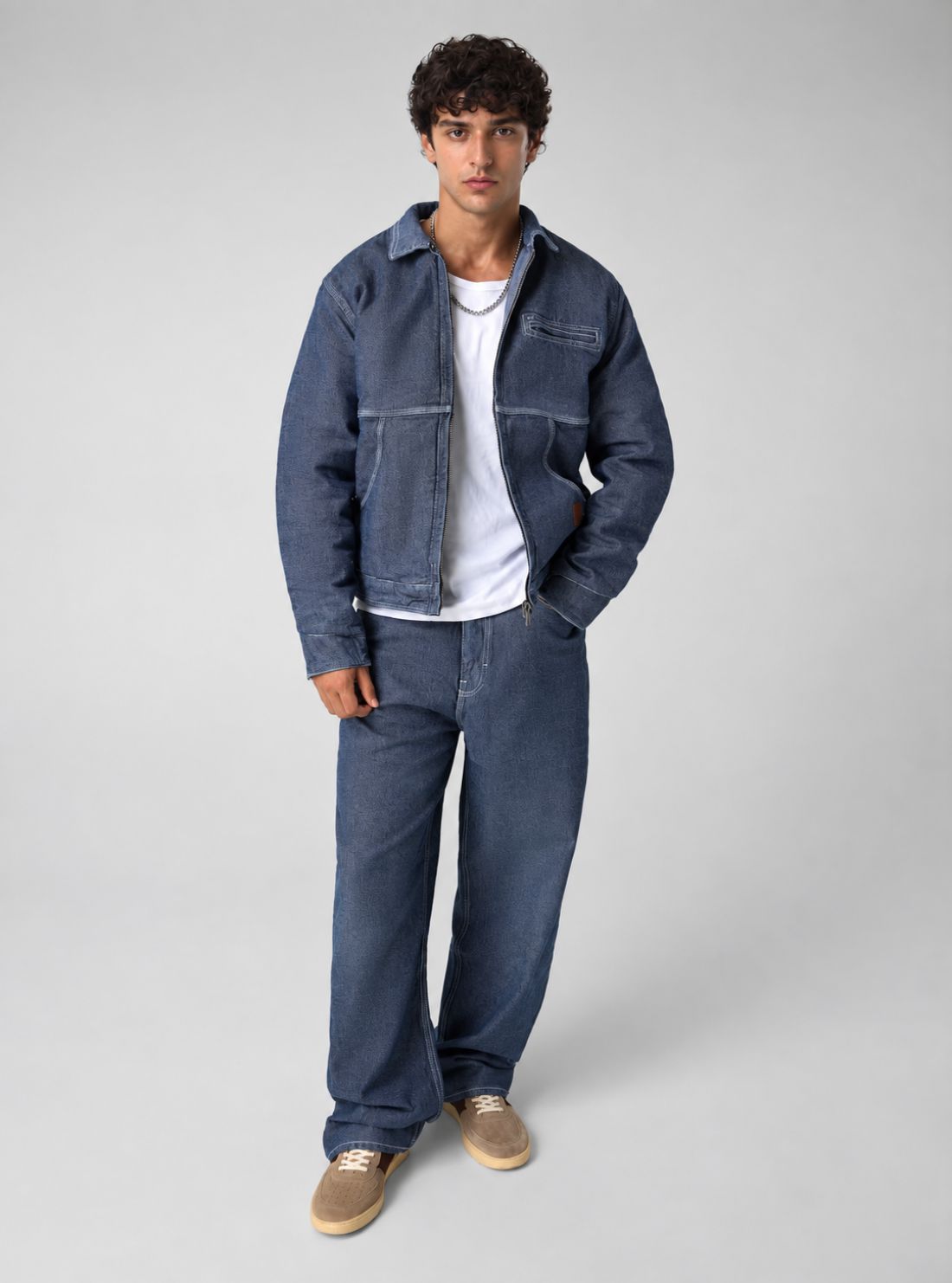 Guess Jeans G20 Baggy Jeans in Indigo Wash M6BA0ED1875 Full View