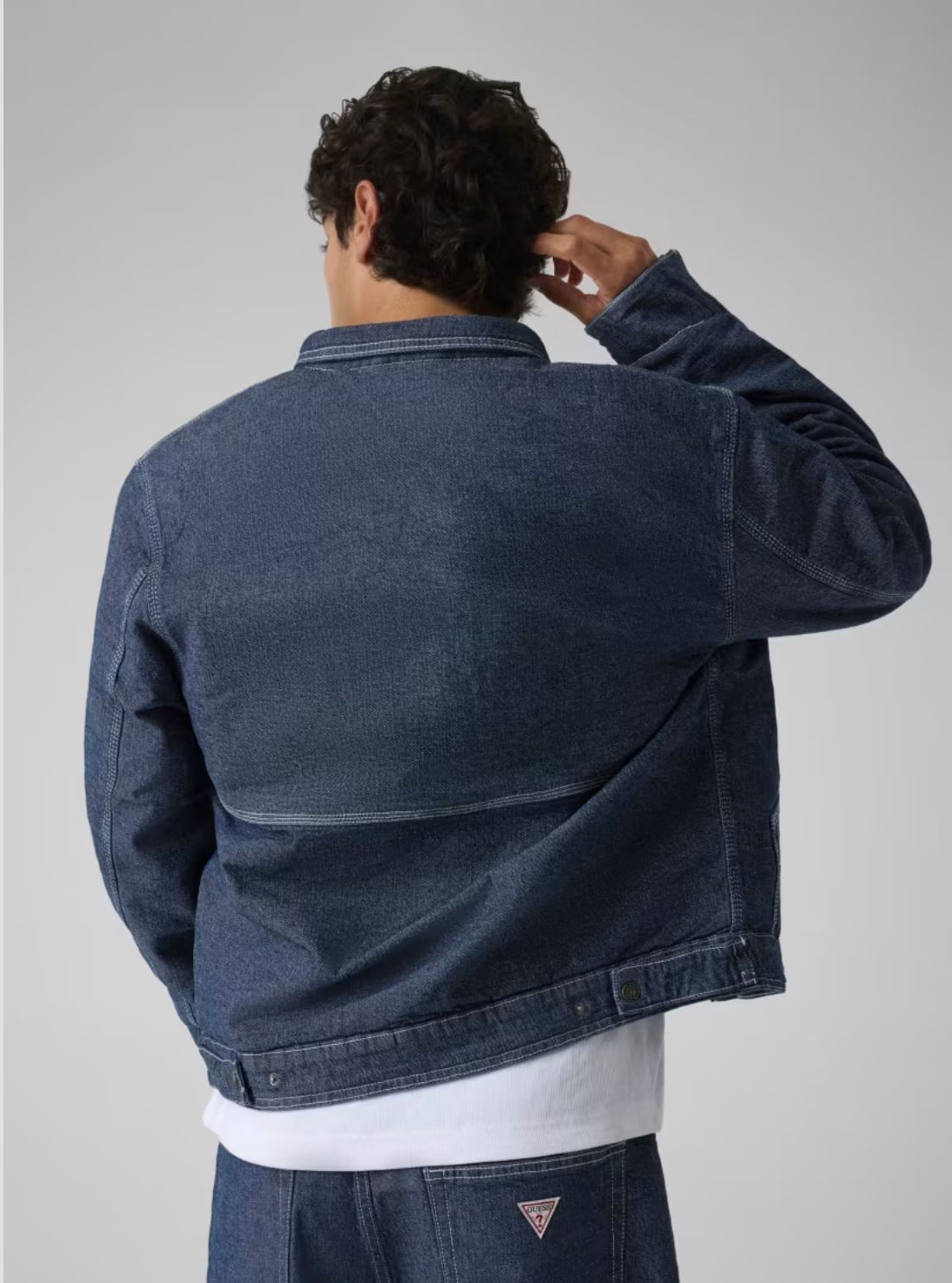 Guess Jeans Workwear Jacket M6BN70D1868 Back View