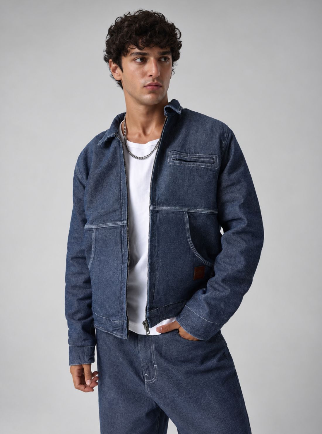 Guess Jeans Workwear Jacket M6BN70D1868 Front View