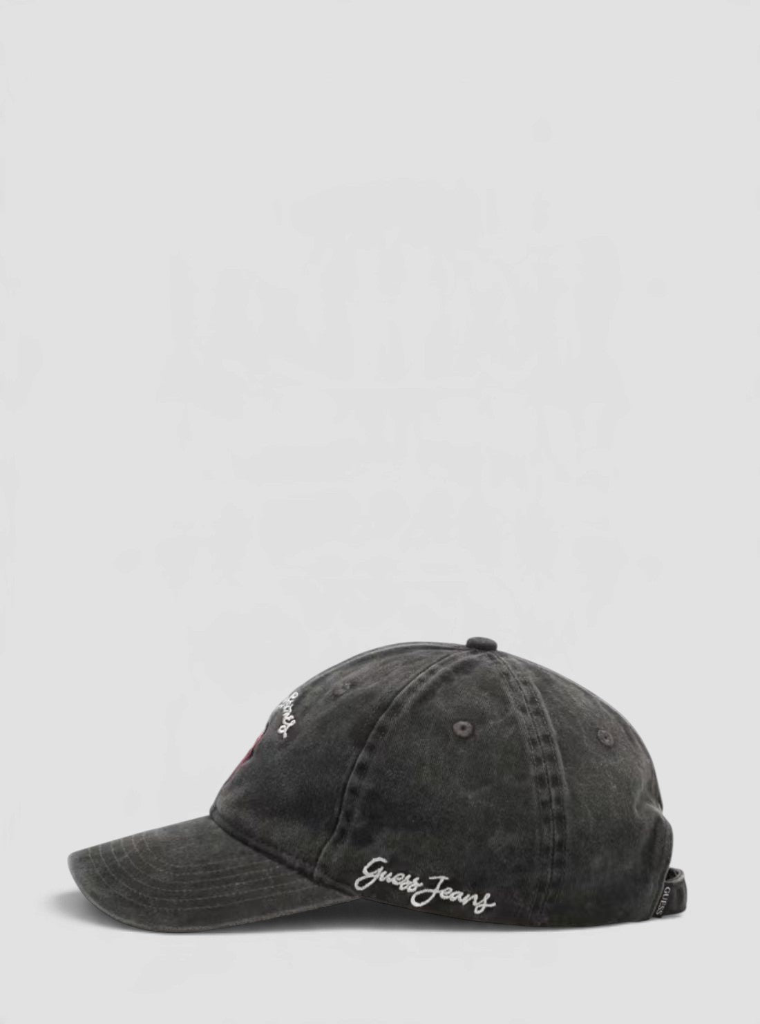 Guess Jeans Black Rolling Stones Baseball Cap M6BZ09W4009 Side View3