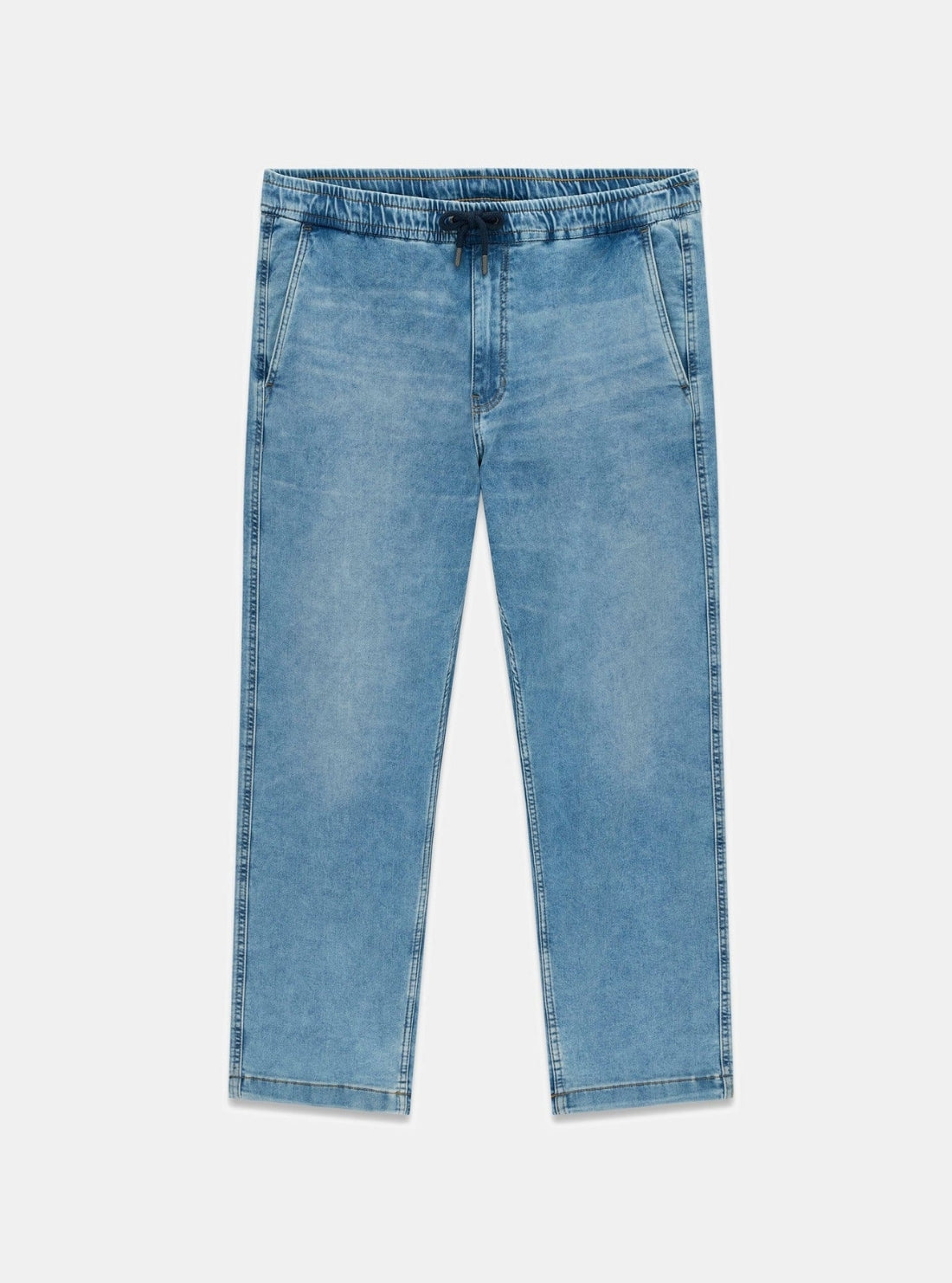 Guess Jeans Classic Vintage Jogger Jeans in Light Wash M6GA0ID8001 Flatlay