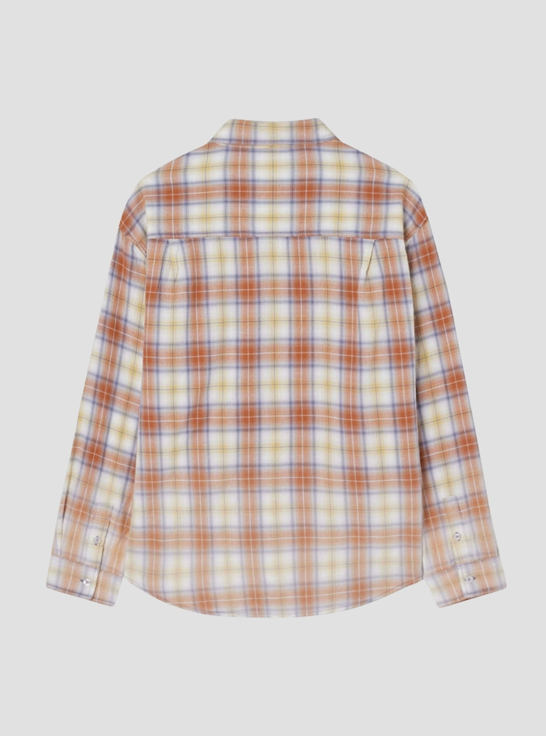GUESS Unisex Orange Unisex Woven Shirt M6GHAQW6936 Back View