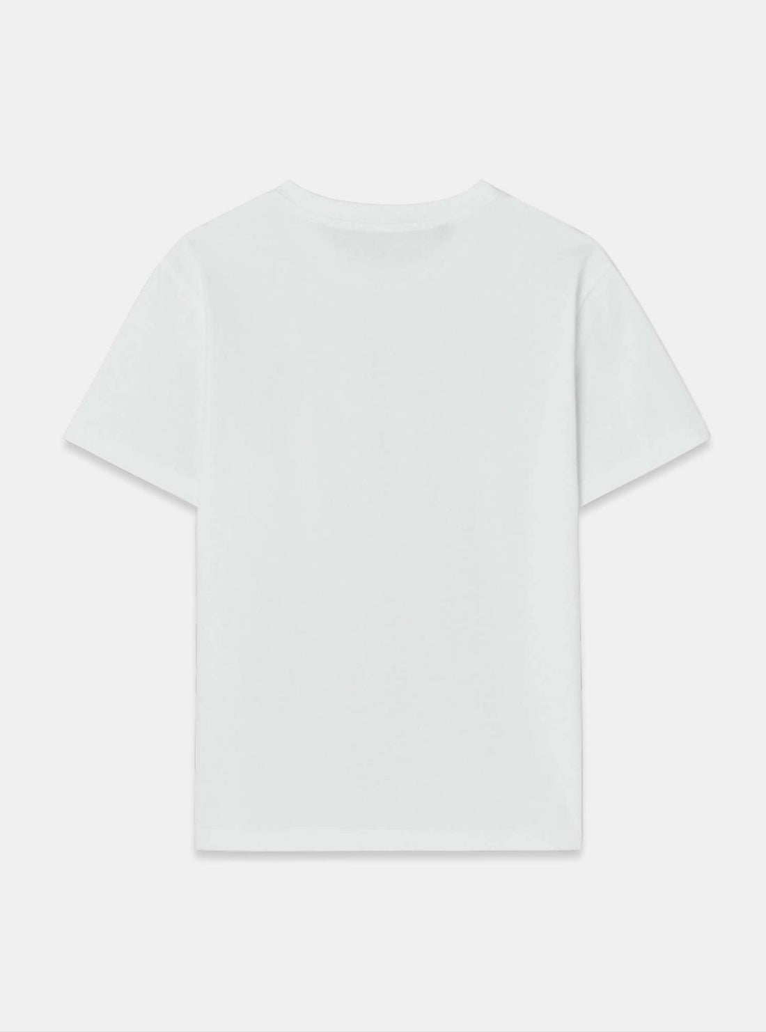 GUESS Mens White Logo Triangle T-Shirt M6GIAKK99Q7 Flatlay2 Back
