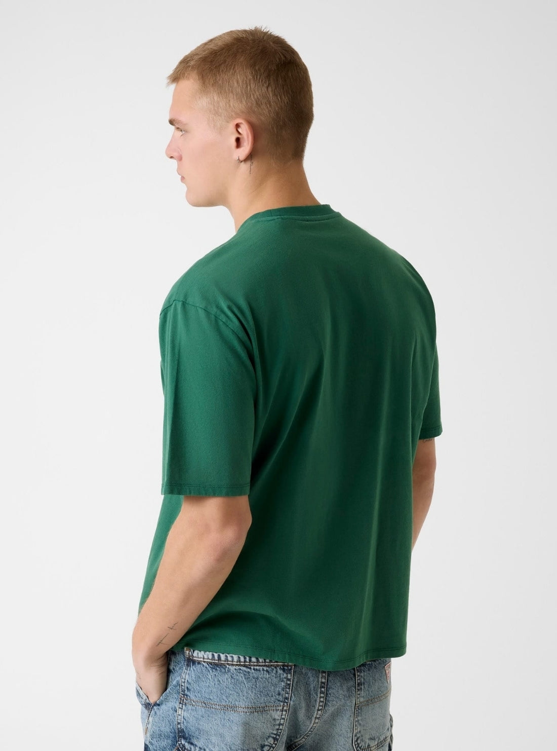 Guess Jeans x Green Hysteric Glamour Skater T-Shirt M6GIC2K8FQ4 Back View