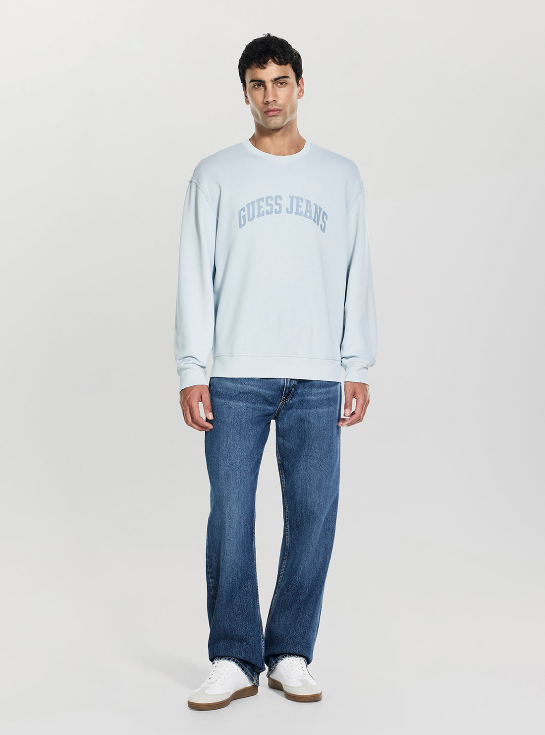 Guess Jeans Blue Logo Sweatshirt M6GQA6KCPR1 Full View