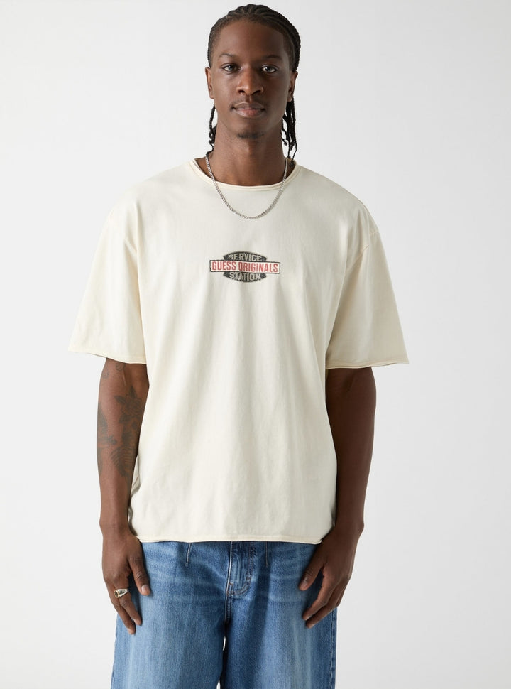 Guess Originals Service Station T-Shirt M6RI57K8FQ4 Front View