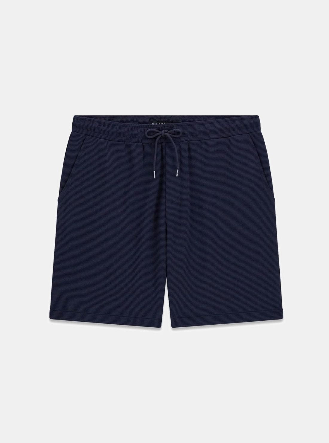 GUESS Mens Smart Blue Arin Solid Knit Shorts M6YD08K4573 Flatlay