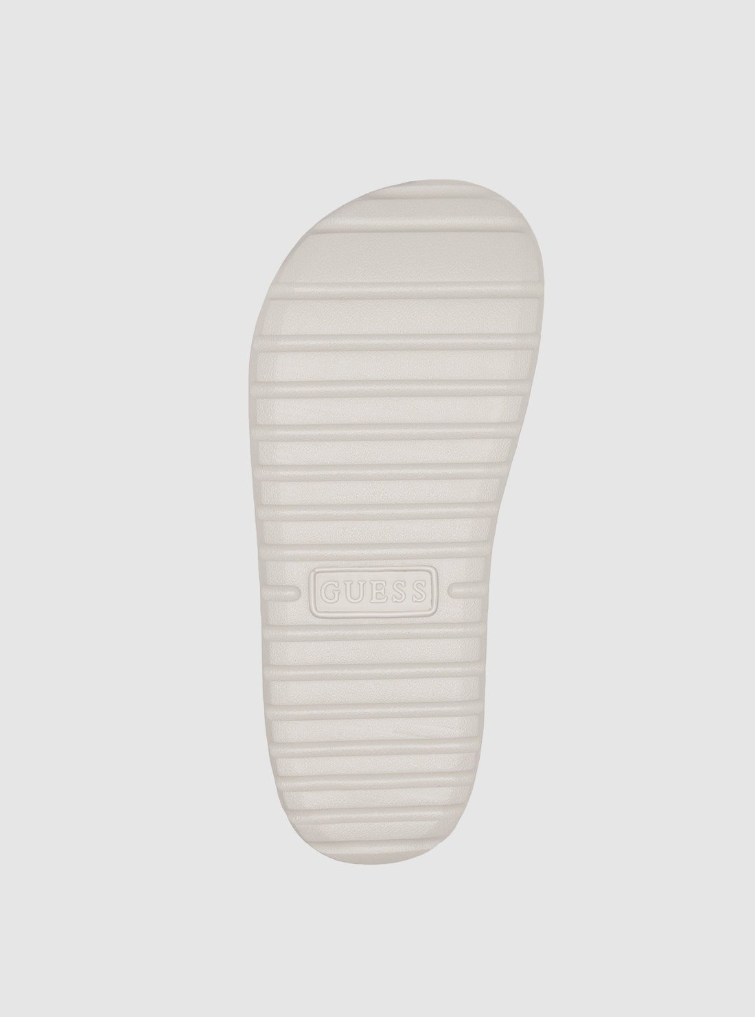 GUESS Mens Grey Logo Magaria Slides MAGARIA Bottom View