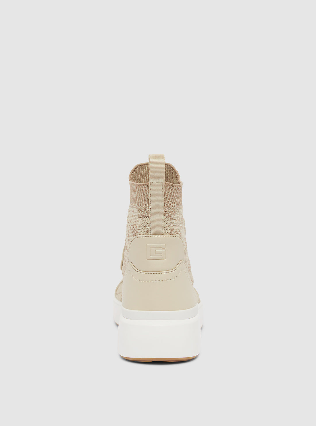 Beige Mannen High Top Sneakers