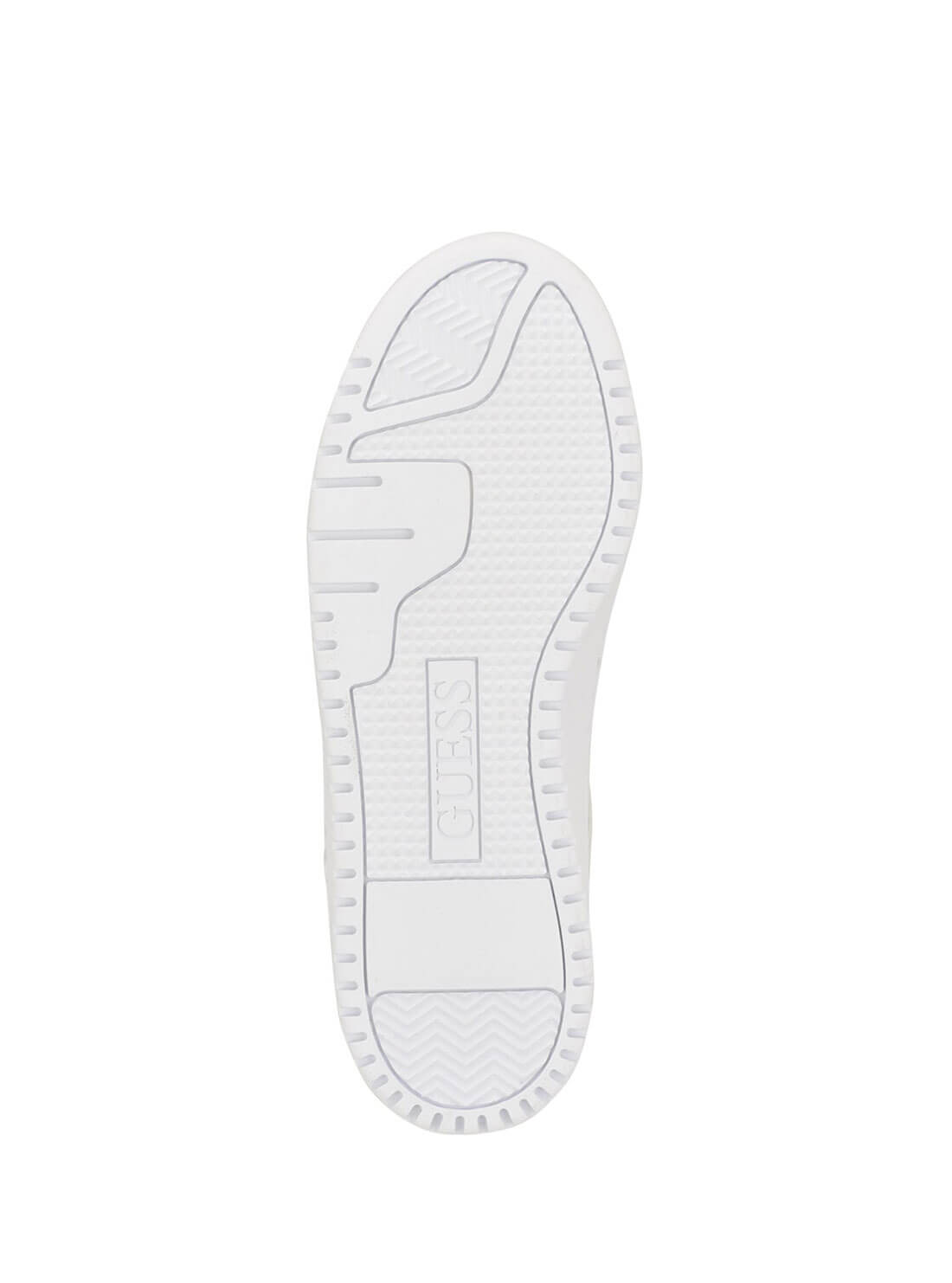 White Miram Sneakers | GUESS Women's Shoes | bottom view