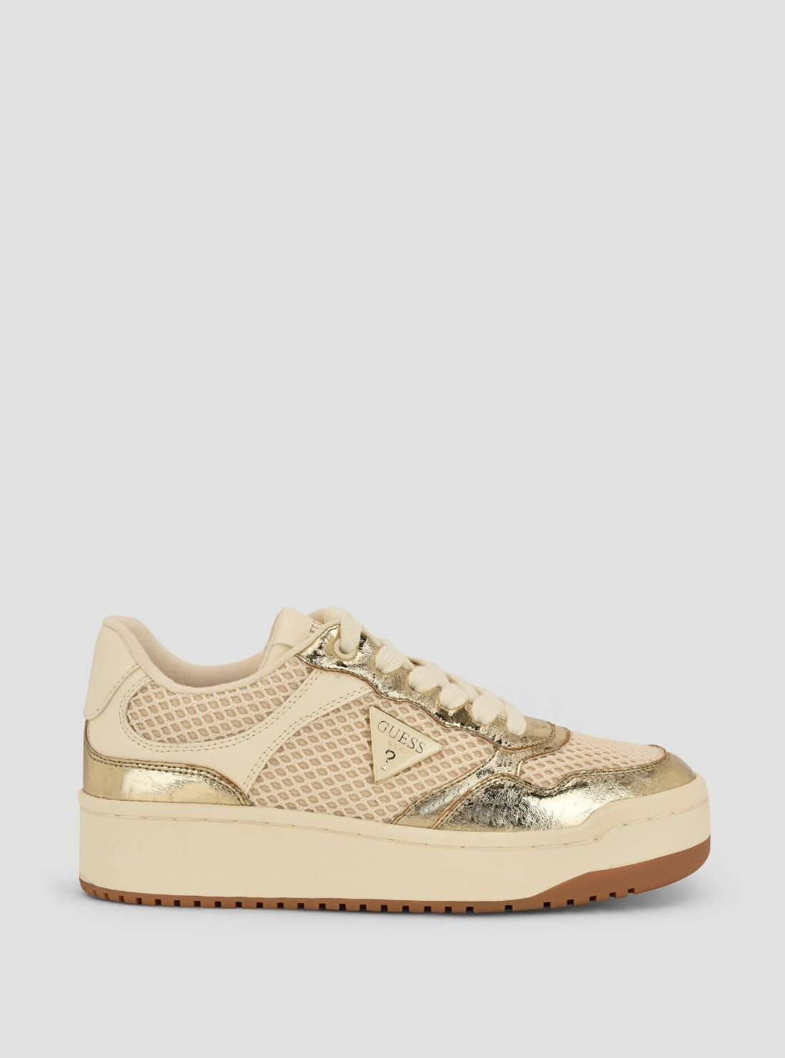 GUESS Footwear Gold Miram Sneakers MIRAM14 Side View2