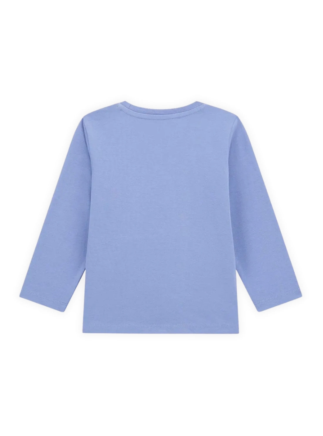 GUESS Kids Blue Bear Graphic Long Sleeve T-Shirt (2-7) N5BI04I3Z14 Back View