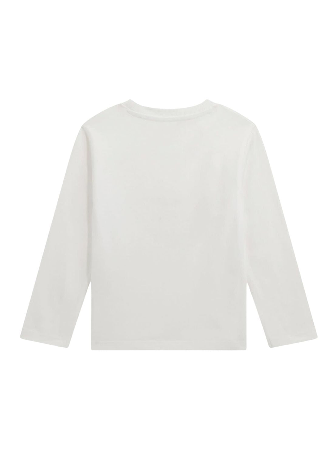 GUESS Kids White Logo Long Sleeve T-Shirt (2-7) N5BI21I3Z14 Back View