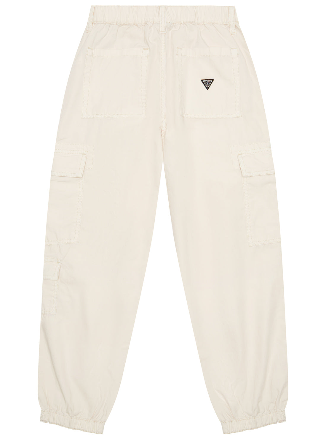 GUESS Kids Beige Poplin Parachute Pants (2–7) N5GB04WGBT1 Back View