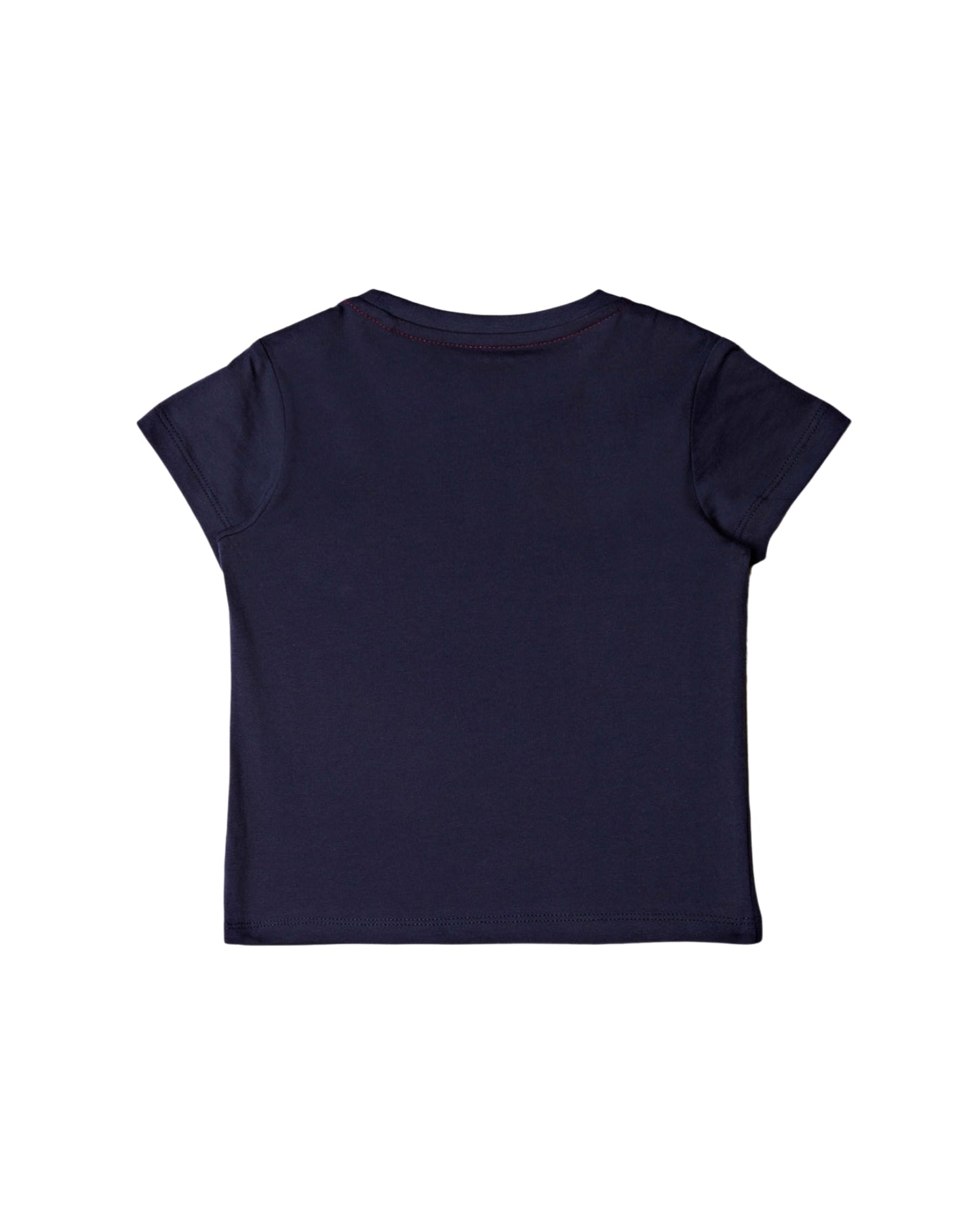Navy Blue Logo Short Sleeve T-Shirt (2-7)