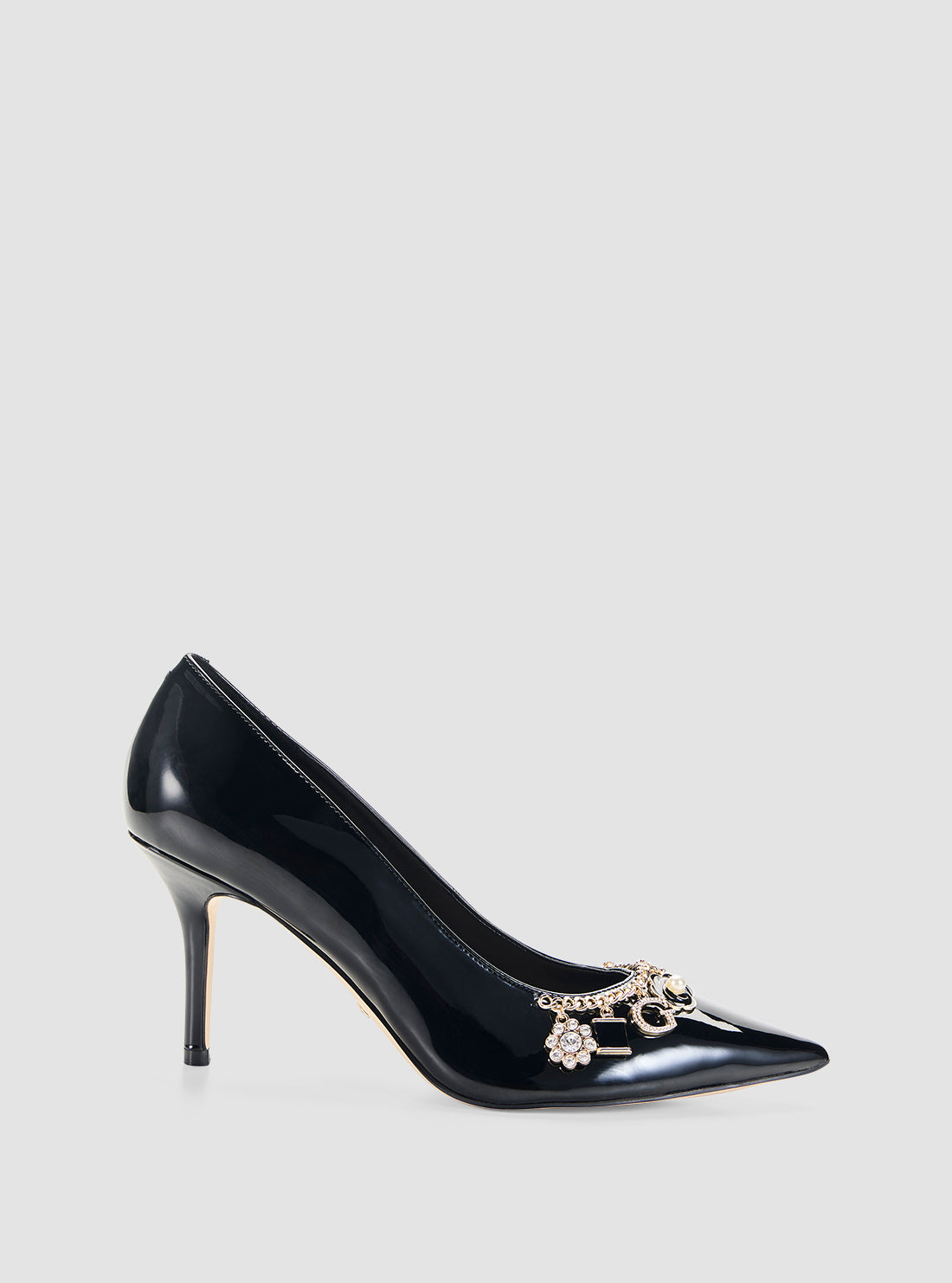 GUESS Footwear Black Naseen Pumps NASEEN2 Side View