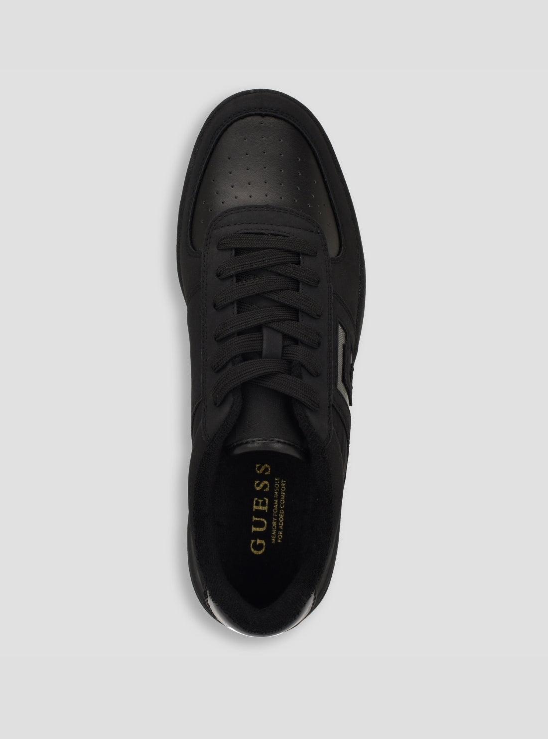 GUESS Footwear Black Nastele Sneakers NASTELE Top View