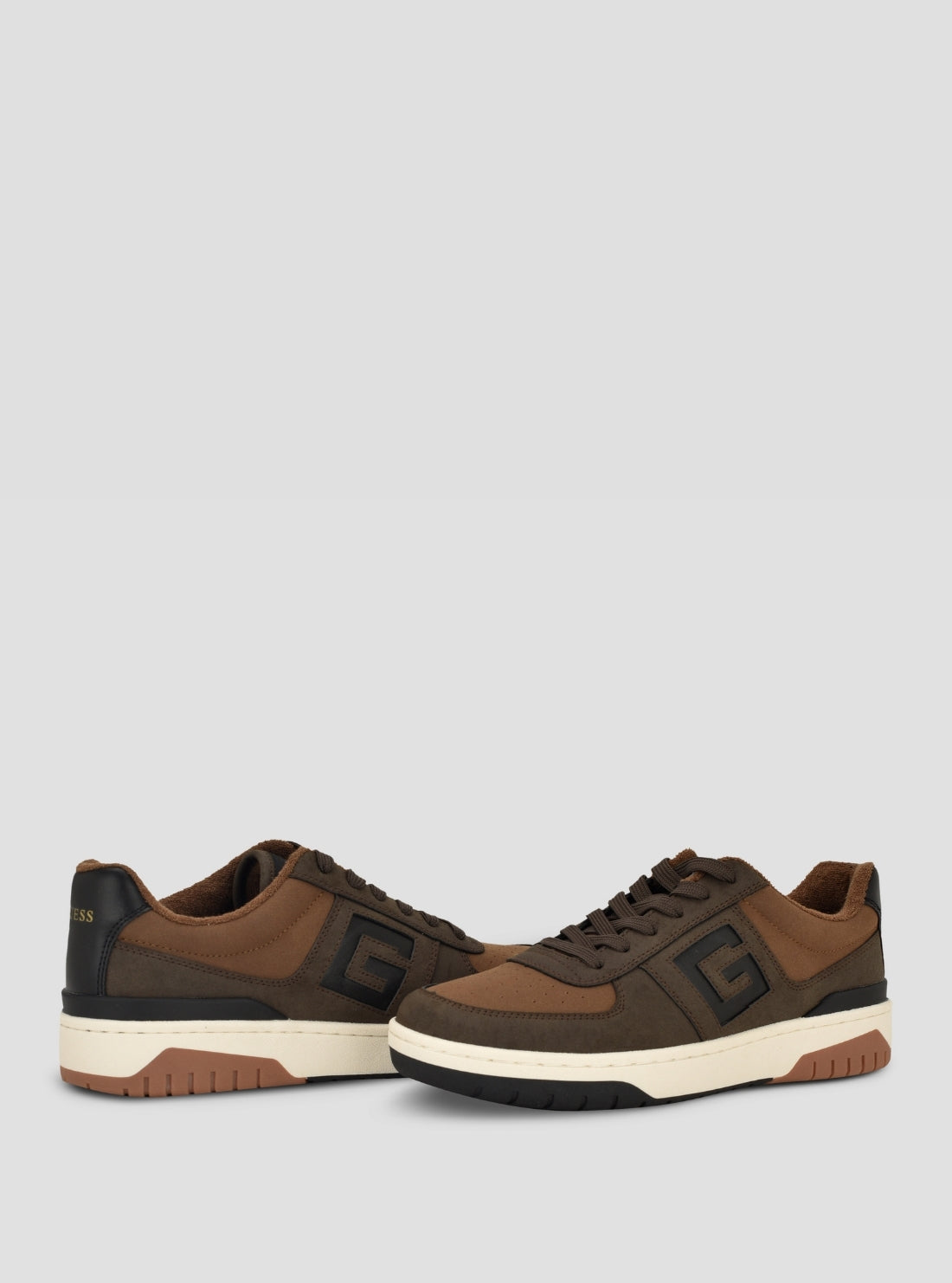 GUESS Footwear Brown Nastele Sneakers NASTELE Front Side View