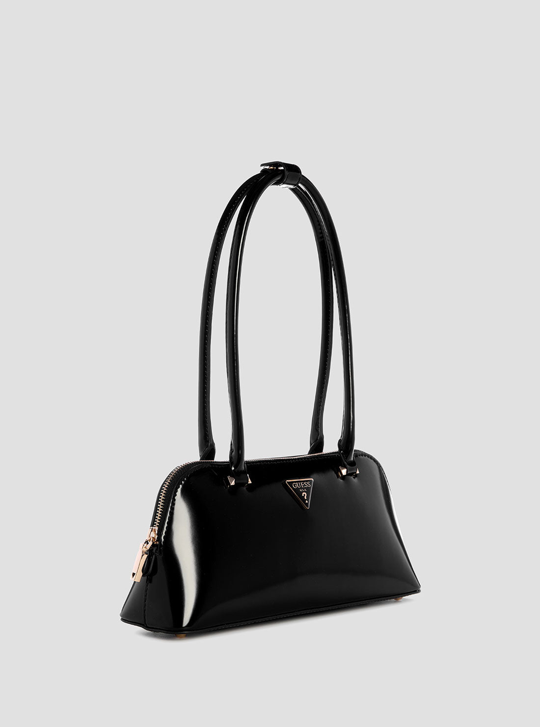 Black Arnela Shoulder Satchel Bag