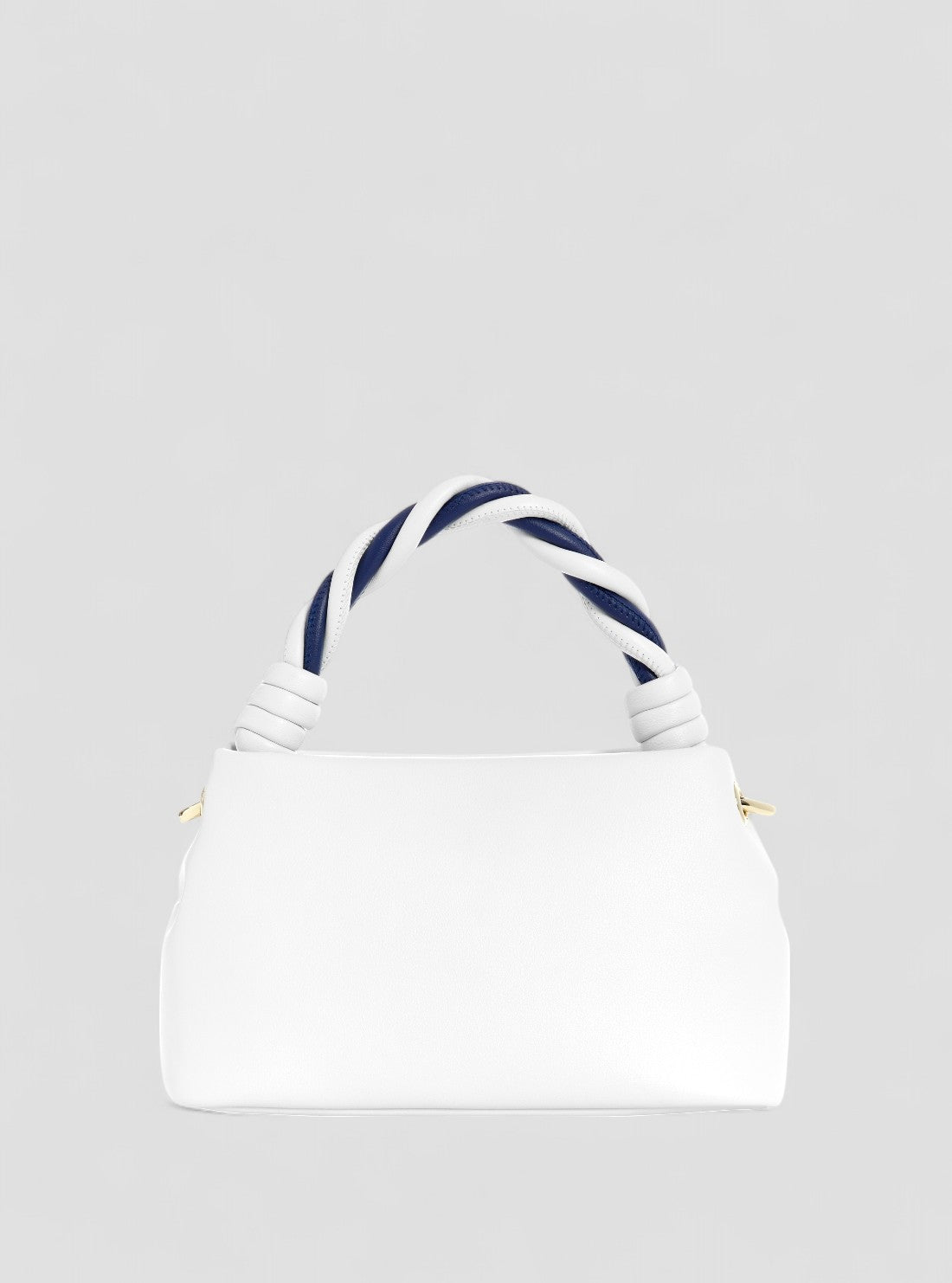 GUESS Womens White Cruise Vibe Top Handle Crossbody Bag NG964911WTV Front Back View
