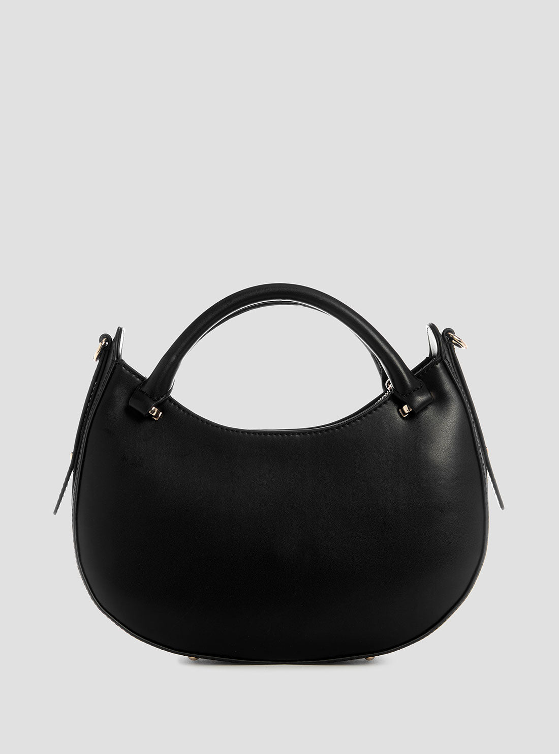 GUESS Womens Black Tatum Satchel Bag NG966706 Back View