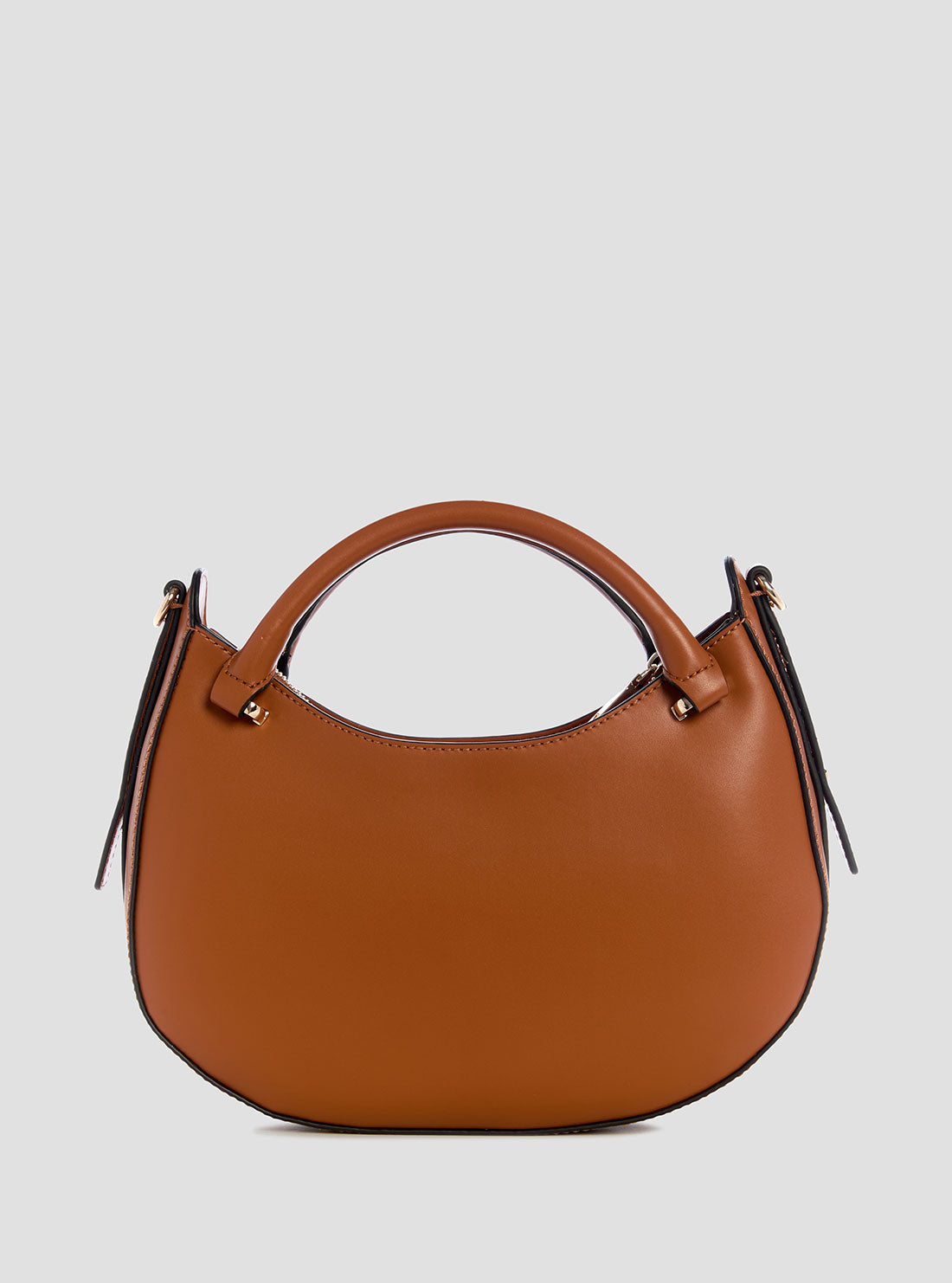 GUESS Womens Brown Tatum Satchel Bag NG966706 Back View