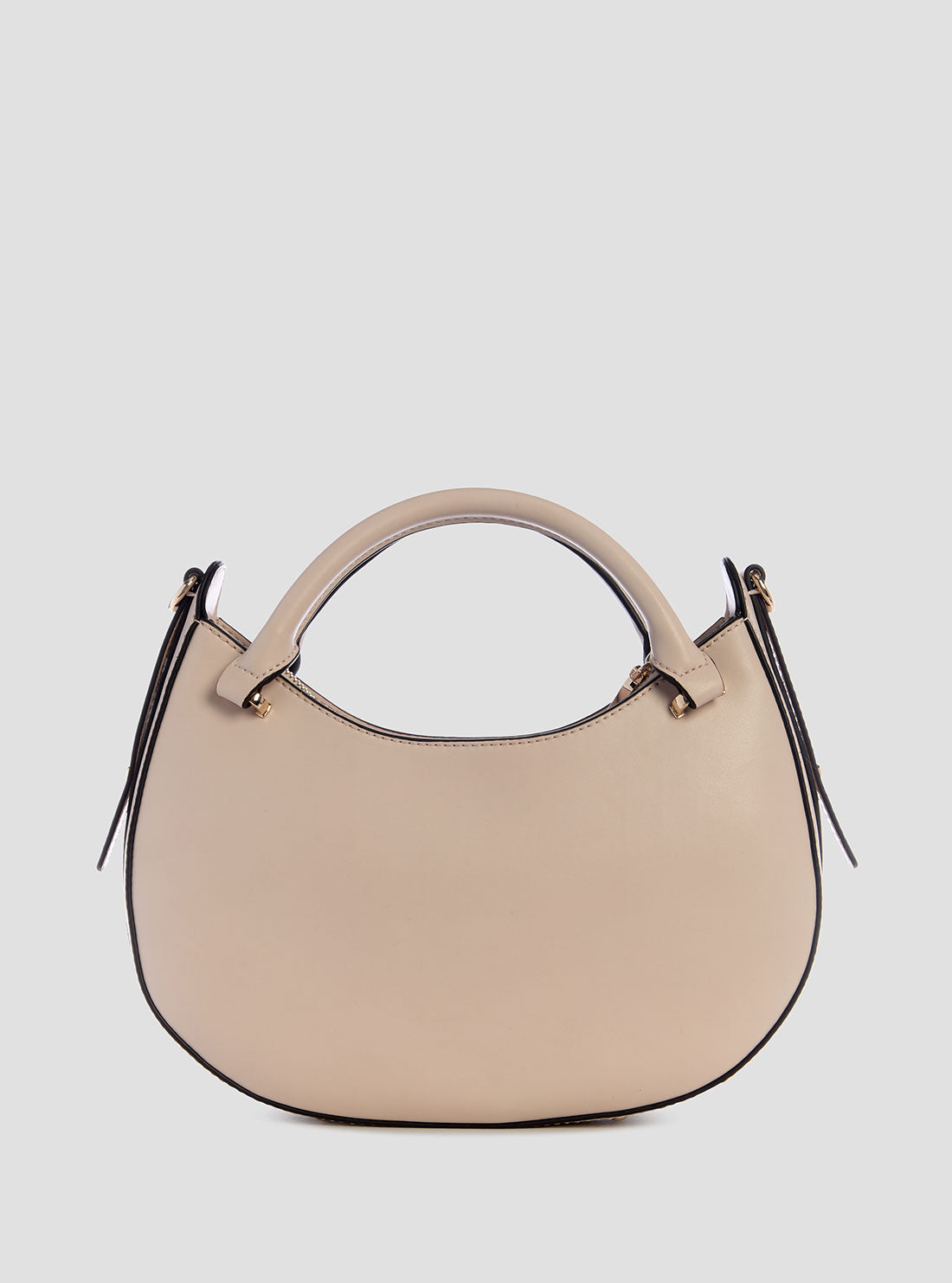 GUESS Womens Beige Tatum Satchel Bag NG966706 Back View