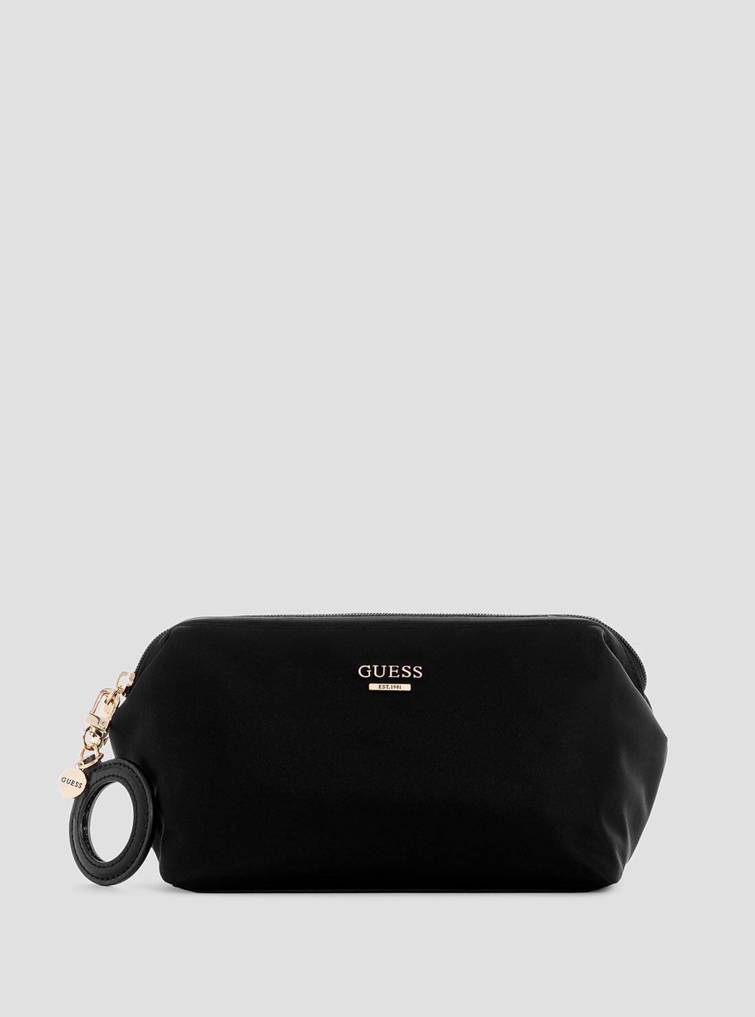 GUESS Womens Black Follie Medium Pouch NN9676851 Front View
