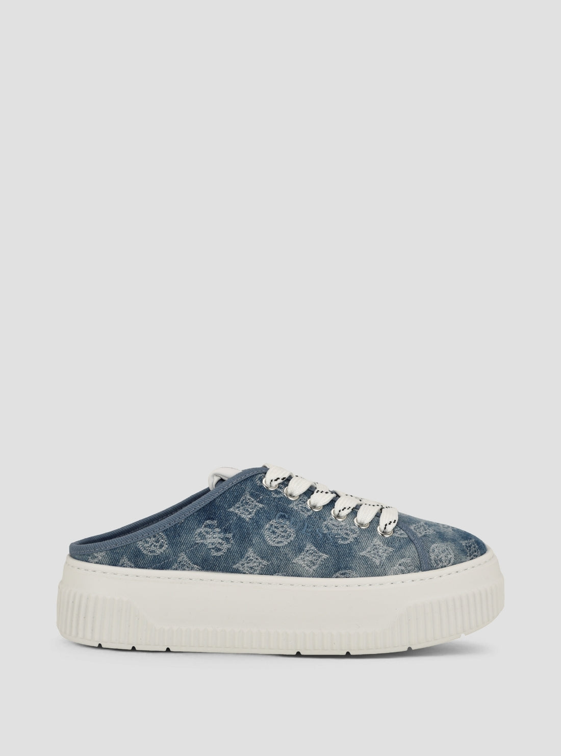 GUESS Womens Medium Blue Nudge Sneakers NUDGE Side View2