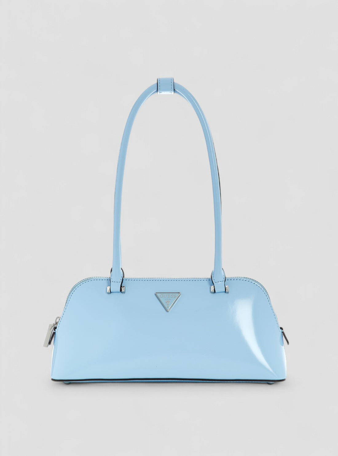 GUESS Womens Blue Arnela Shoulder Satchel Bag NY949608SKB Front View
