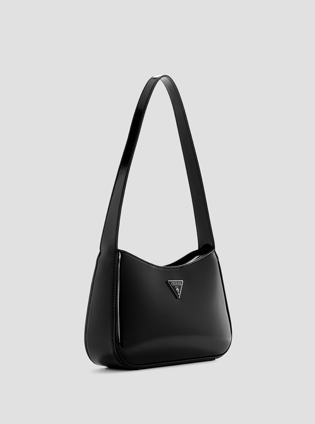 Black Arnela Top Zip Shoulder Bag